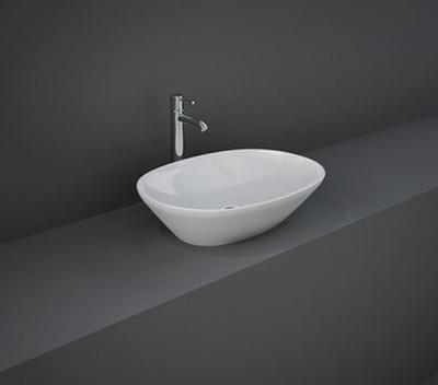 RAK Variant Countertop Oval Wash Basin - No Tap Hole